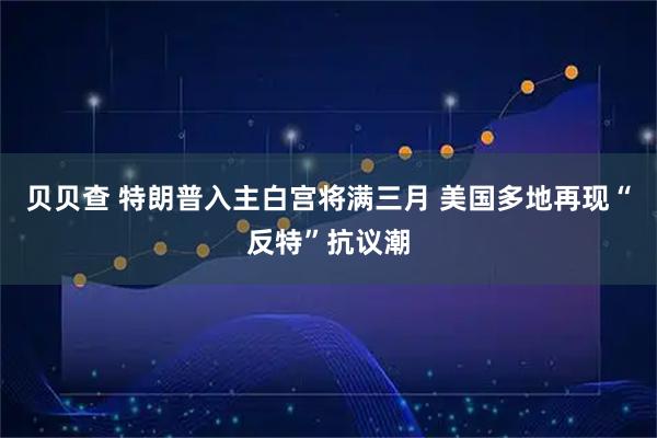 贝贝查 特朗普入主白宫将满三月 美国多地再现“反特”抗议潮