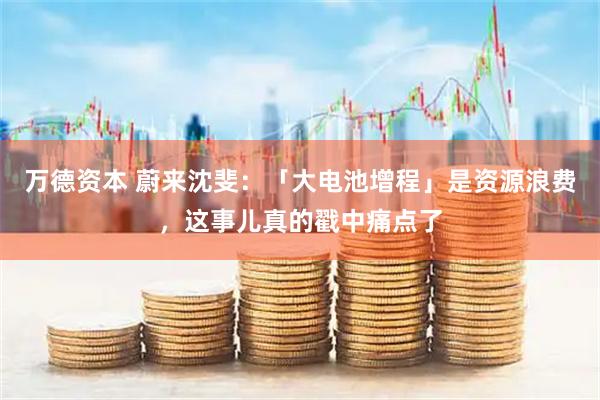 万德资本 蔚来沈斐：「大电池增程」是资源浪费，这事儿真的戳中痛点了